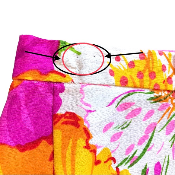 RARE Vintage 60-70’s Women’s Boho Mod Bright Floral Maxi Wrap Skirt Sz S/XS  EUC - Picture 13 of 16